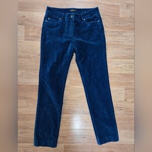 J McLaughlin Womens Velvet Pants Size 4 Velour Straight Leg Jeans Stretch